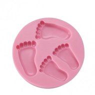 UR Bakeware 3D Little Baby Feet Silicone Mold Chocolate Soap Mould N3