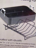Member's Mark Professional 16" Hard Anodized Nonstick Roasting Pan with "V" Rack