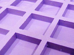 Reusable silicone mold 20 scrabble tile cavitiy size