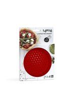 Lekue Perforated Tart Pan (Set of 4), Red