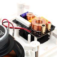 Micca M-6S 6.5 Inch 2-Way In-Wall Speaker with Pivoting 1" Silk Dome Tweeter (Each, White) N3