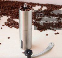 Kitchen Premium Ceramic Coffee Bean Grinder - Ceramic Burr Manual Grinder- Premium Quality Stainless Steel&#65293;Portable... N7