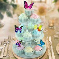 Cupcake Wrappers 100 Filigree Artistic Bake Cake Paper Cups Little Vine Lace Laser Cut Liner Baking Cup Muffin... N4