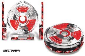 Skin Decal Wrap For iRobot Roomba 650/655 Vacuum Stickers Accessory Kit MELTDOWN