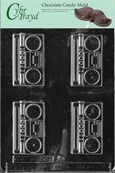 Cybrtrayd K034 Radio Chocolate Candy Mold with Exclusive Cybrtrayd Copyrighted Chocolate Molding Instructions