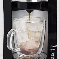 BELLA Dual Brew Single Serve Personal Coffee Maker, K Cup, K cup 2.0 and ground coffee brewer N6