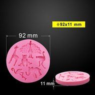 Sher Peacock/Elephant/Deer Animal Silicone Chocolate Mould,Sugarcraft Silicone Molds,Silicone Mold Decoration...