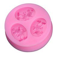 Three Cute Mouse Shaped Food Grade Silicone Mold by uGen! Soap Ice Cake Mold. Sugarcraft Tool. Chocolate Candy...