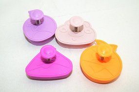 Autek 4x 3D Angry Bird Hand Press Fondant Cake Baking Biscuit Cookie Cutter Mold Set With Stamp(3DMold-23) N3