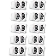 Acoustic Audio CS-I82S In Wall / Ceiling 8" Speakers 10 Pair Pack Home Theater 6000 Watts CS-I82S-10PR