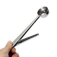 lidahao Stainless-Steel Clip Measuring Spoon For Coffee Milk Powder Scoop Fruit Ice N3