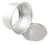 Laxury Anodized Aluminum Round Cheesecake Pan Chiffon Cake Mold Baking Mould with Removable Bottom-12inch