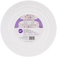 Bulk Buy: Wilton Decorator Preferred Smooth Edge Separator Plate 12&quot; Smooth Edge W3024104 (4-Pack)