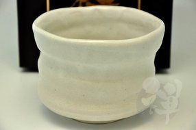 Japanese Mino Yaki ware Matcha Bowl Green Tea 11 / 11 / 8.5cm (4.3 / 4.3 / 3.3inch)[7314] N6