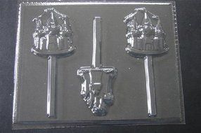 Castle Chocolate Candy Lollipop Mold