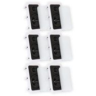 Theater Solutions CS5W In Wall Speakers Surround Sound Home Theater 3 Pair Pack 3CS5W