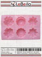 LeBeila 6 Cavities Big Flower Silicone Non Stick Cake Baking Mold Cake Pan Muffin Cups Handmade Soap Moulds Biscuit... N7