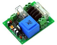 Electronics-Salon 115Vac Mains Power ON Delay Soft-start Protection Module, with 12 Vdc Regulator. N2