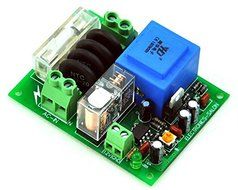 Electronics-Salon 115Vac Mains Power ON Delay Soft-start Protection Module, with 12 Vdc Regulator. N3