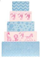 Designer Stencils C786 Chevron Cake Side Stencil, Beige/Semi-Transparent N2