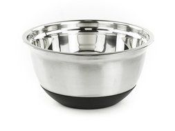 Stainless Steel German Mixing Bowl Set with Air Tight Silicone Lids, Whisk and Measuring Spoons