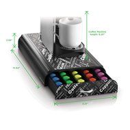 Mind Reader Anchor' Coffee Pod Storage Drawer for 50 Nespresso Capsules, White N32