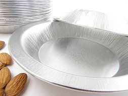 Heavy Duty Reusable Aluminum 6&quot; Mini Pie Pans #622- 9 Oz Capacity (10) N4