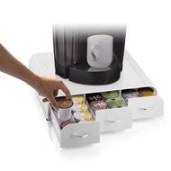 Mind Reader Anchor' Coffee Pod Storage Drawer for 50 Nespresso Capsules, White N33