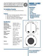 Soundsphere Q-SB2 Sub-Bass Supplement Loudspeaker in White, 800W RMS High power handling capability, 99dB 1W/1m...