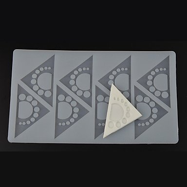 Y&XL&H 8 Hole Sun in Triangle Shape Chocolate Plugin Mold for Cake Decoration Baking Mold Silicone Material N2