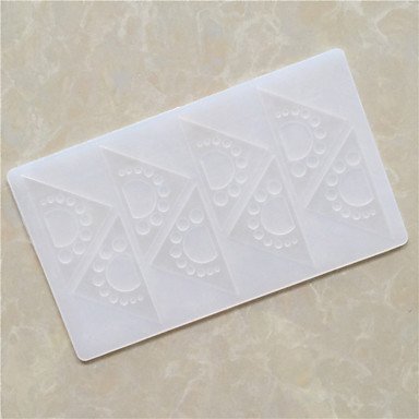 Y&XL&H 8 Hole Sun in Triangle Shape Chocolate Plugin Mold for Cake Decoration Baking Mold Silicone Material N4