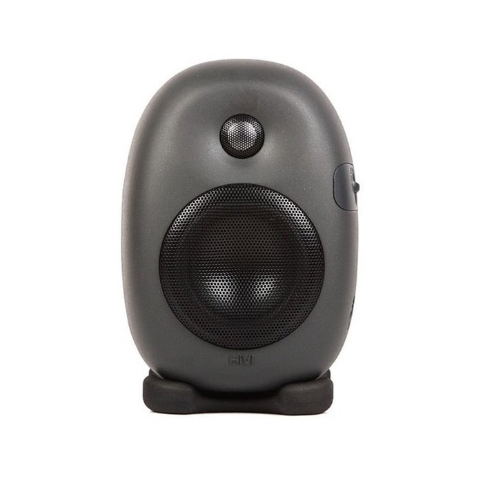 HiVi Swans - X4 - 2.0 Active Studio Monitors for Recording and Playback - Resonance Minimizing Ovoid Cabinet -... N6