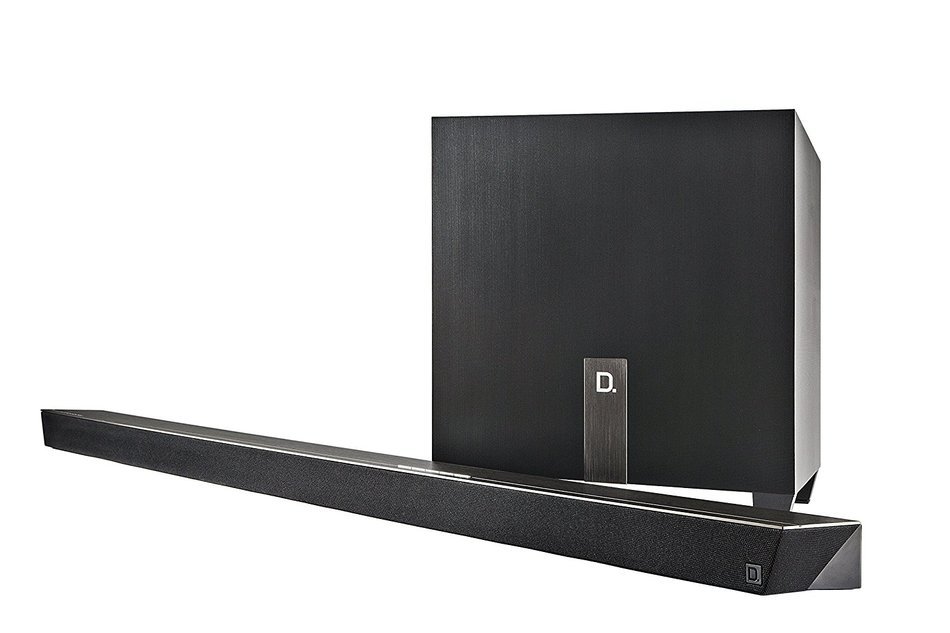 Definitive Technology W Studio Micro Ultra-Slim 3.1 Wireless Sound Bar & Wi-Fi Music Streaming System N7