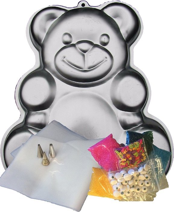 Huggable Teddy Bear Pan Cake Mold Baking Kit