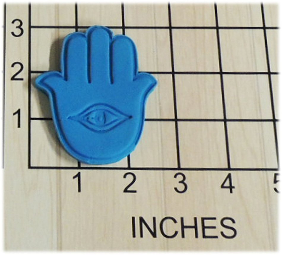 Yoga Hamsa Hand Symbol Cookie Cutter and Stamp #1242