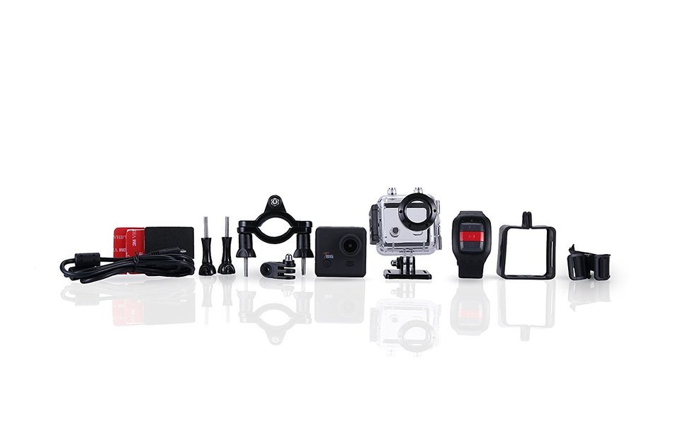 Trailer Eyes T-86 GoRidePro Helmet Sport Action Camera, incl. a Helmet Head Strap & 4GB SD card for immediate...