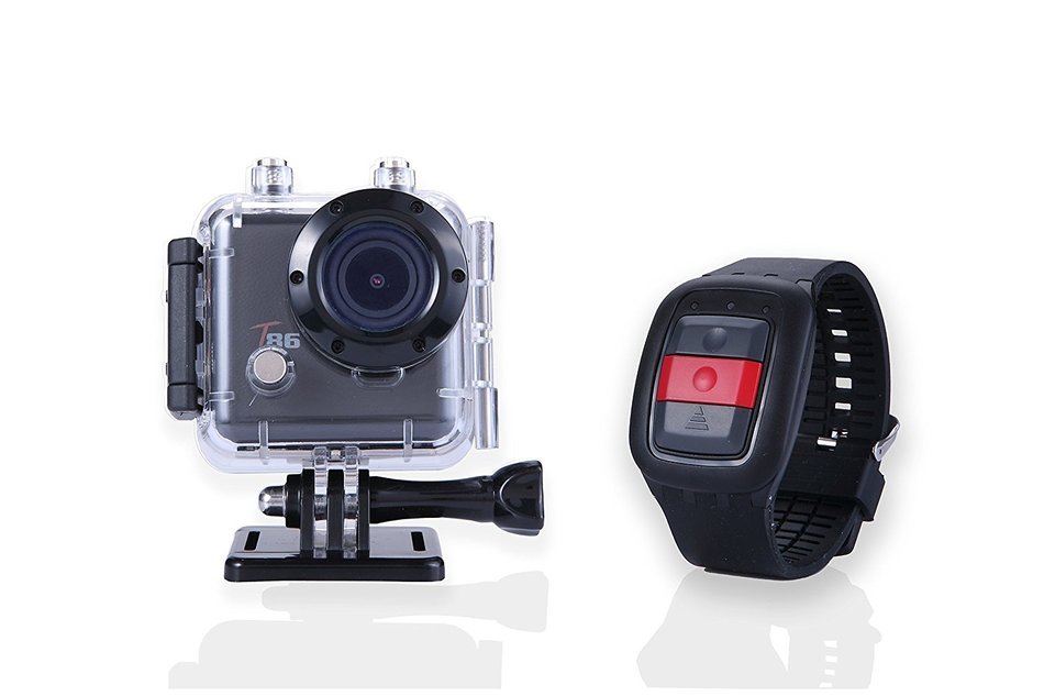 Trailer Eyes T-86 GoRidePro Helmet Sport Action Camera, incl. a Helmet Head Strap & 4GB SD card for immediate... N3