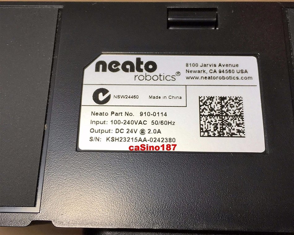 Neato Charging Station XV-11 XV-21 xv-25 Signature charger 910-0114 dock black