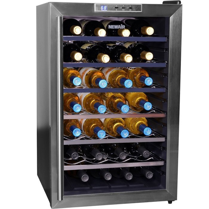 NewAir AW-281E 28 Bottle Thermoelectric Wine Cooler N15