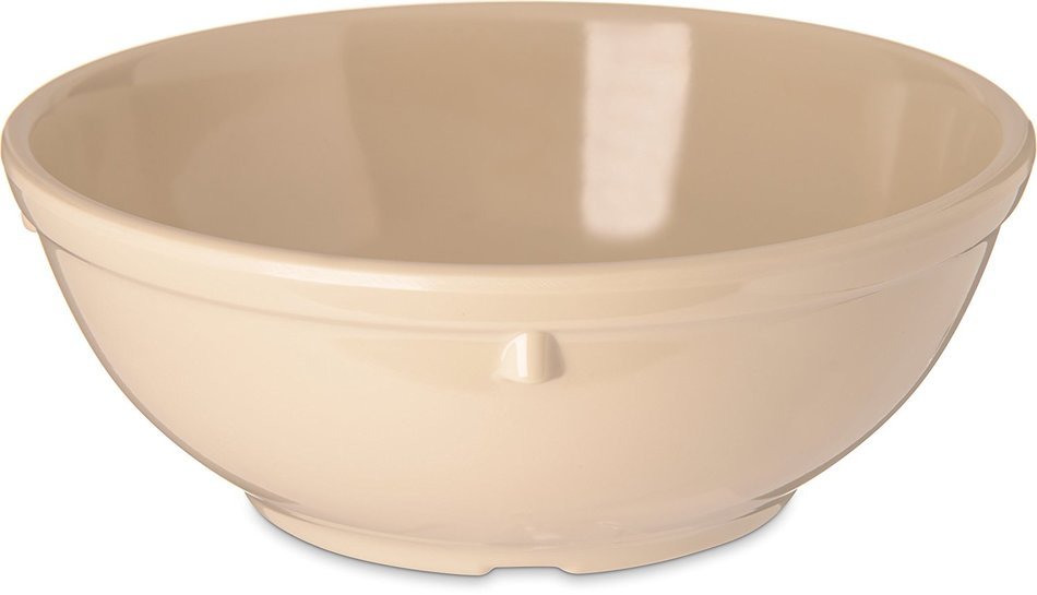 Carlisle 4352025 Dallas Ware Melamine Nappie Bowl, 16 oz. Capacity, 5.74 x 2.17", Tan (Case of 48) N3