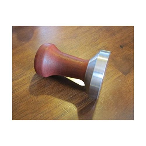58mm Stainless Steel Tamper with Natural Rosewood Handle N2