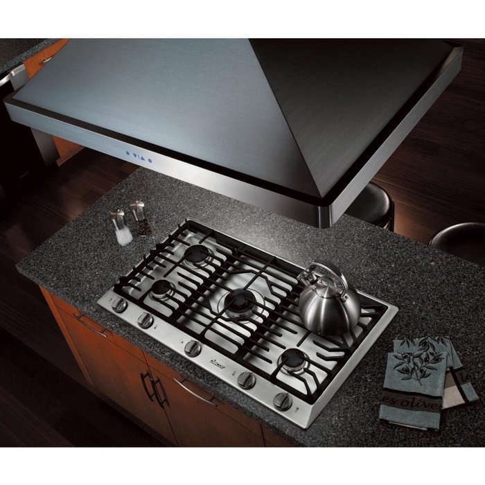 Dacor DHI542 Discovery 54" Stainless Steel Chimney Style Island Mount Range Hood