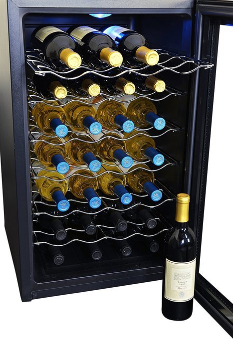 NewAir AW-281E 28 Bottle Thermoelectric Wine Cooler N24