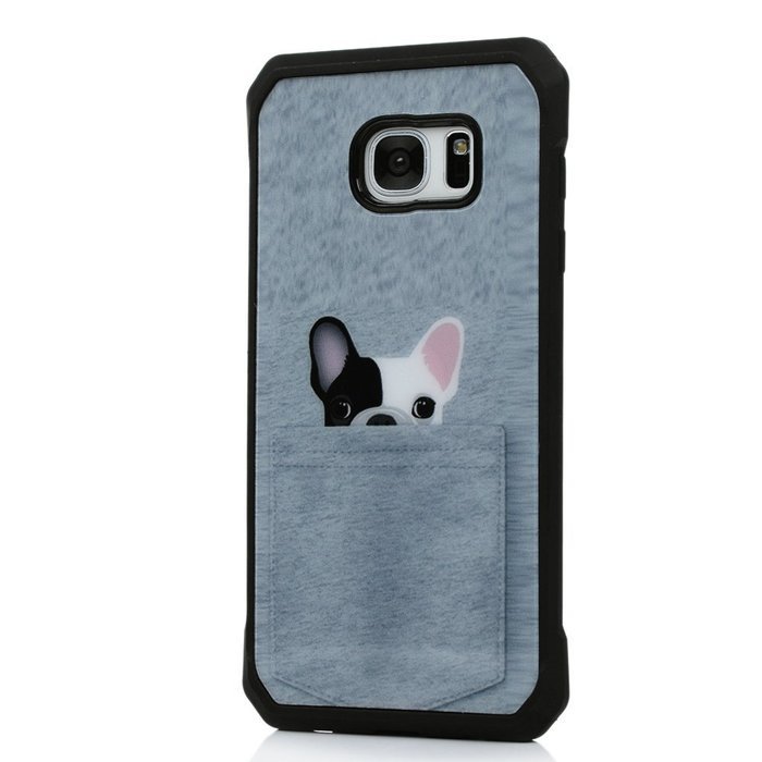 Badalink Galaxy S7 Edge Case Shockproof Drop Protection TPU Bumper Frame + Colorful Painting Hard PC Protective... N29