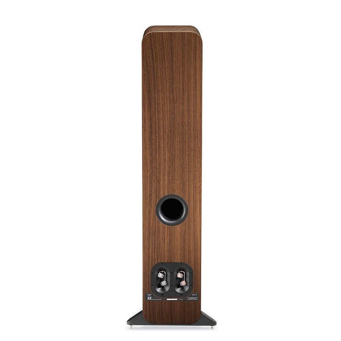 Q Acoustics 3050 Floorstanding Speaker Pair (American Walnut) With QED Silver Anniversary XT Speaker Cable Pair... N3