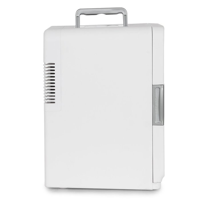 Della Portable Mini Fridge Camper RV Dorn Home Office Boat, LCD Cooler and Warmer 15L -White N7