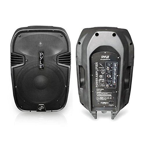 PYLE-PRO PPHP1285A 800 Watts 12-Inch Powered 2 Way Plastic Molded Speaker System