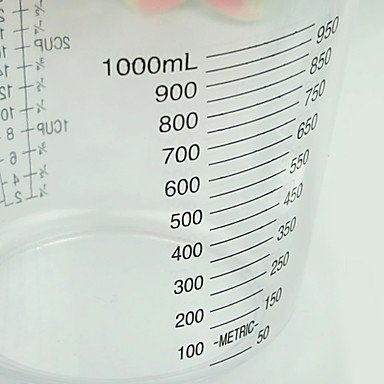 Sher 1L Measuring Cups & Spoons,Transparent Plastic N4