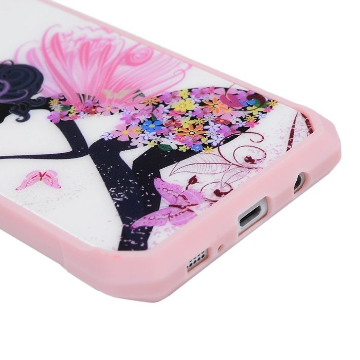 Badalink Galaxy S7 Edge Case Shockproof Drop Protection TPU Bumper Frame + Colorful Painting Hard PC Protective... N42