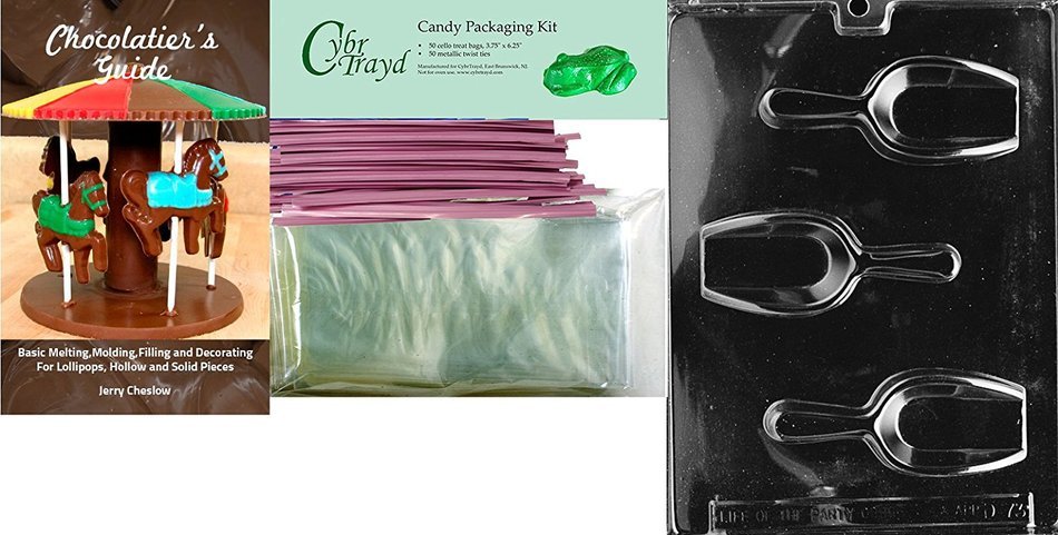 Cybrtrayd D073 Chocolate Candy Mold, Scoop Dads and Moms N9
